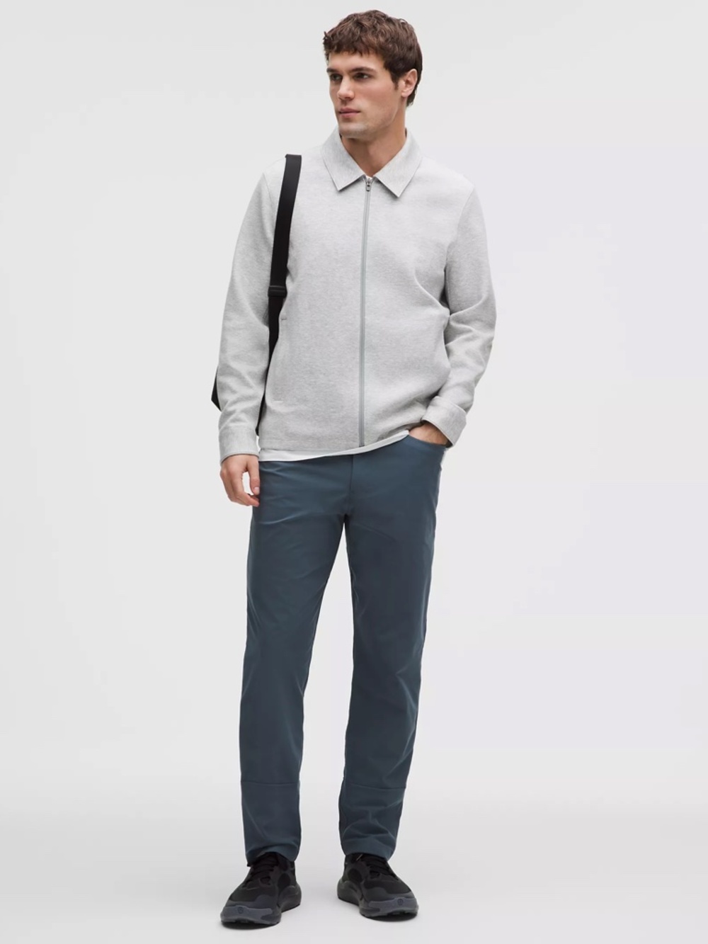 Lululemon ABC Classic-Fit 5 Pocket Warpstreme Pant  in Iron Blue